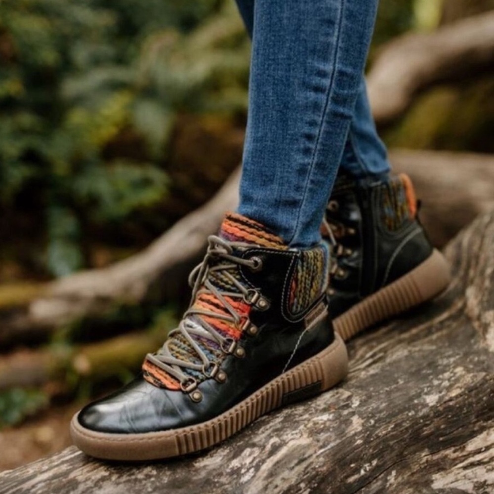 Women's Multicolor Ankle Boots